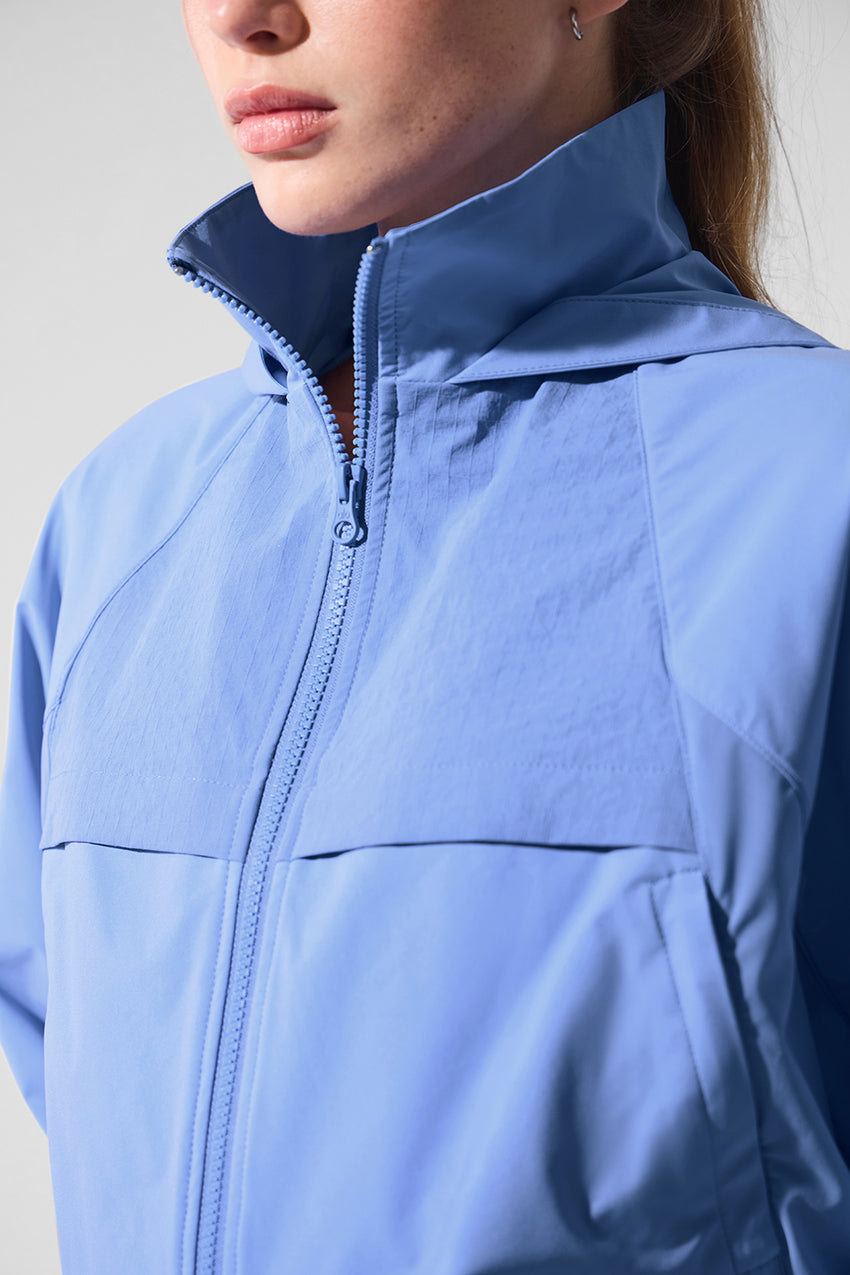 Cropped Playmaker Jacket - Black