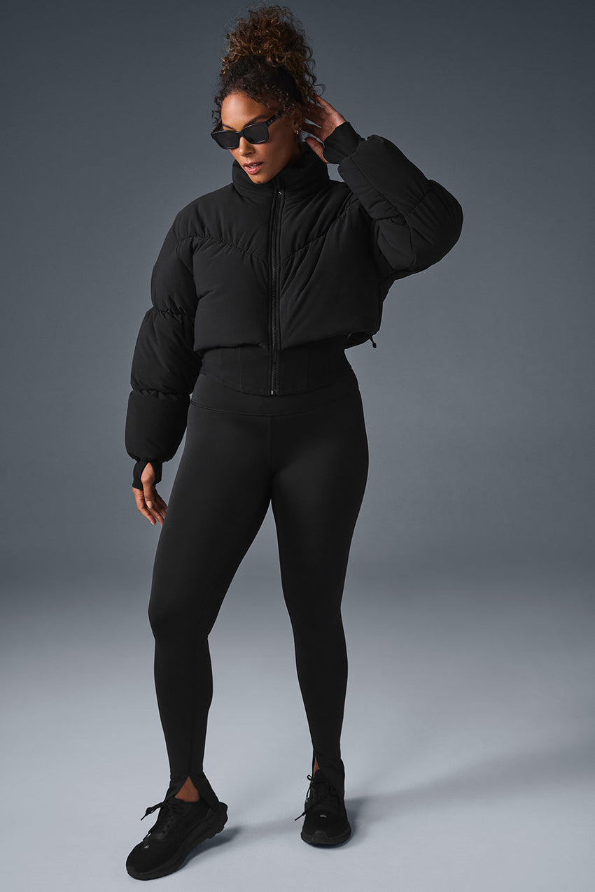 Main Act Corset Puffer - Black
