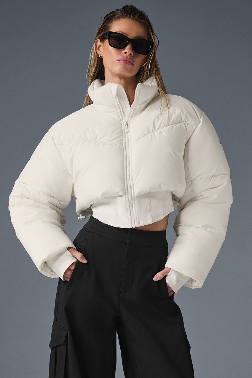 Main Act Corset Puffer - Black
