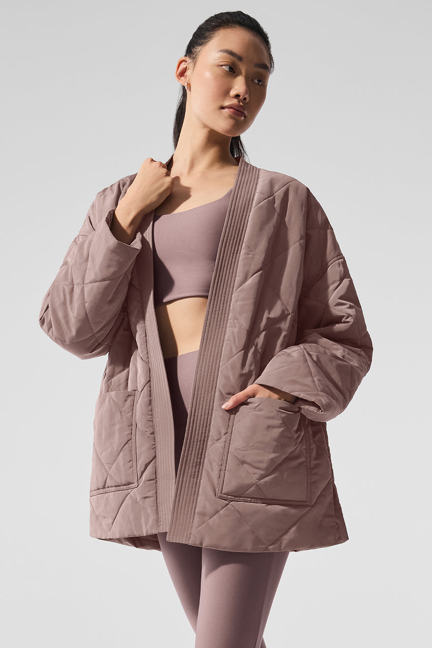 Urbanite Wrap Puffer - Mushroom