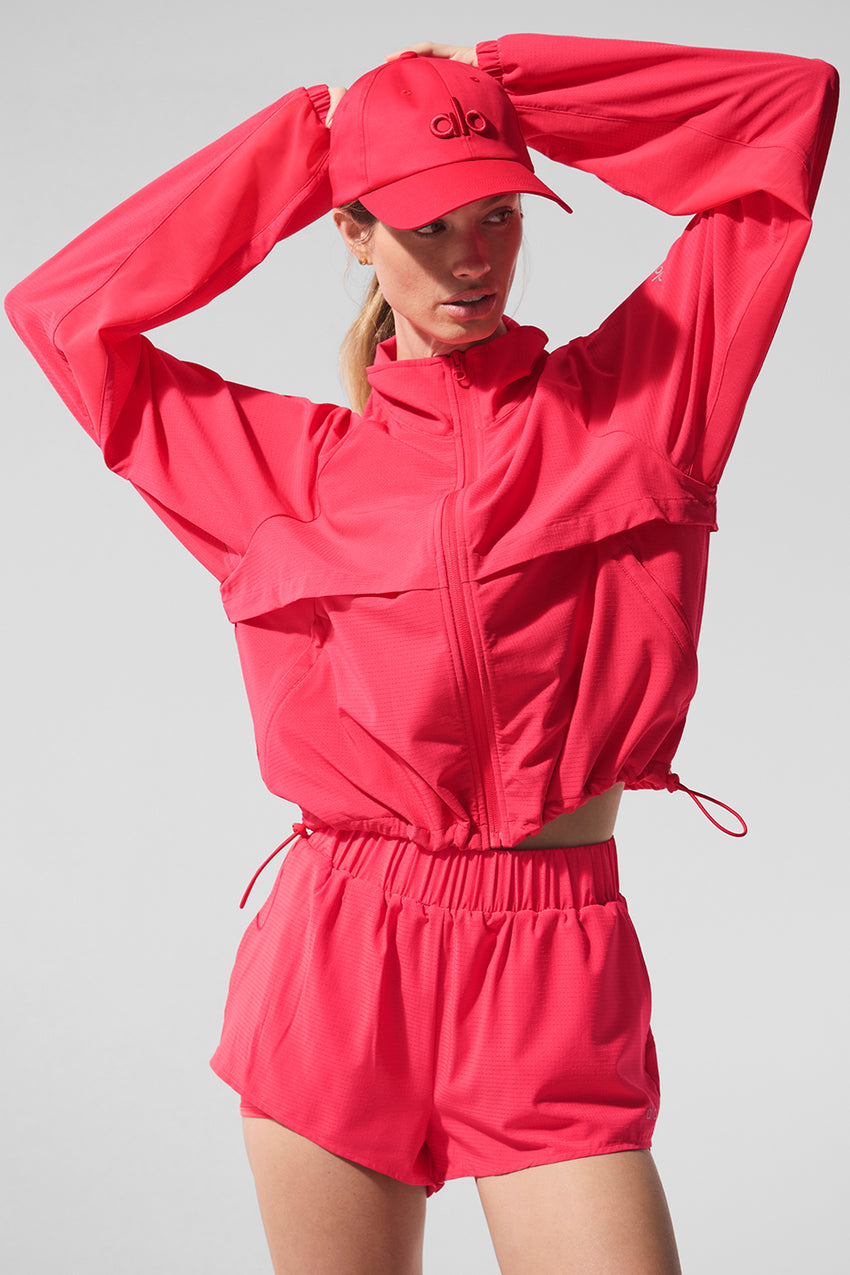 Sport Star Full Zip Jacket - Candy Red