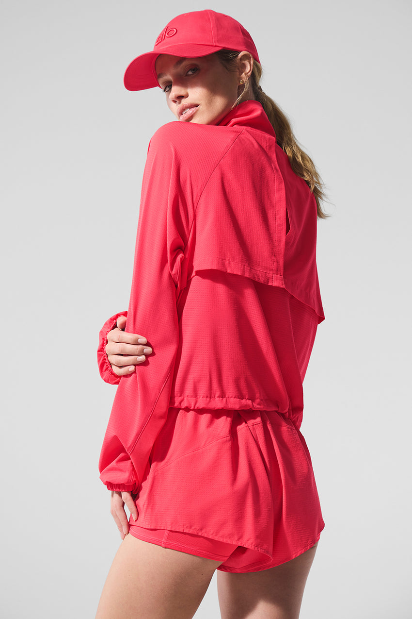 Sport Star Full Zip Jacket - Candy Red