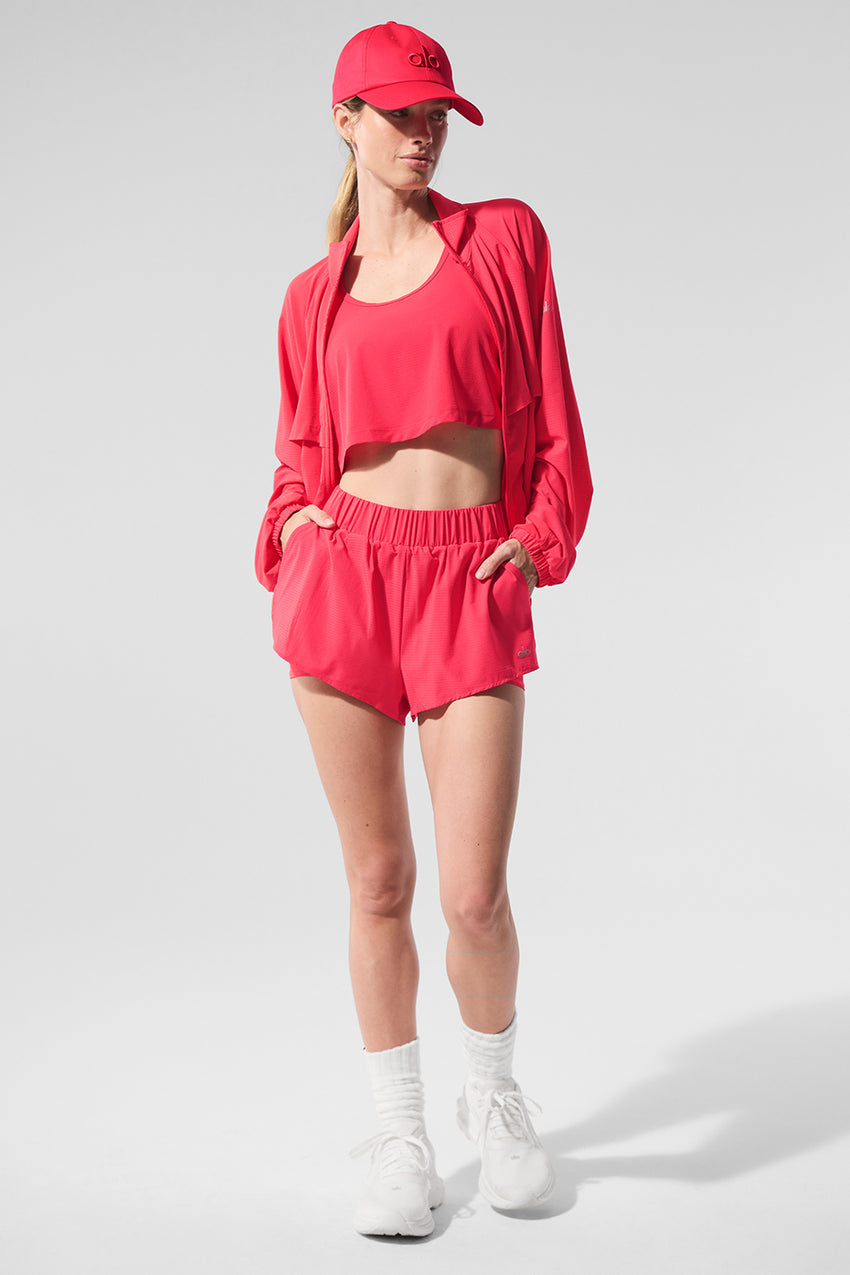 Sport Star Full Zip Jacket - Candy Red