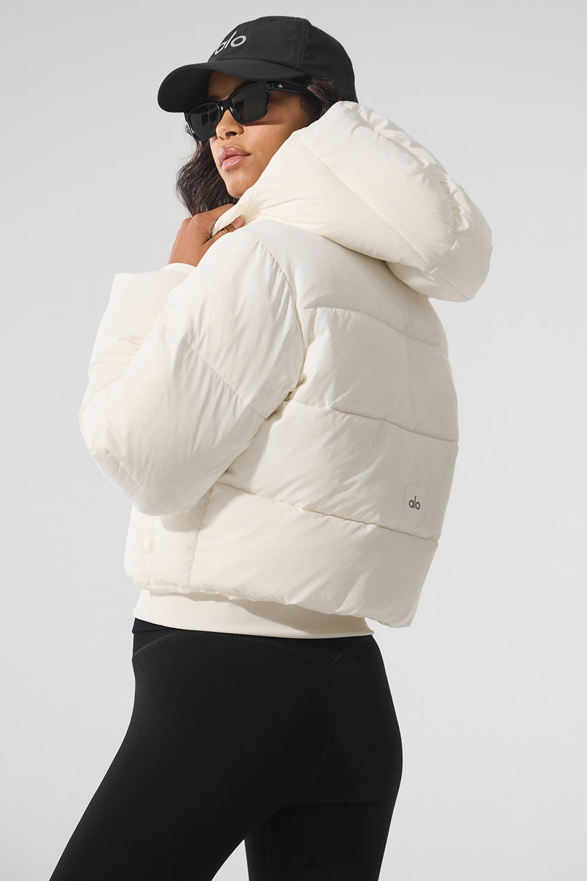 Foxy Puffer Jacket - Black