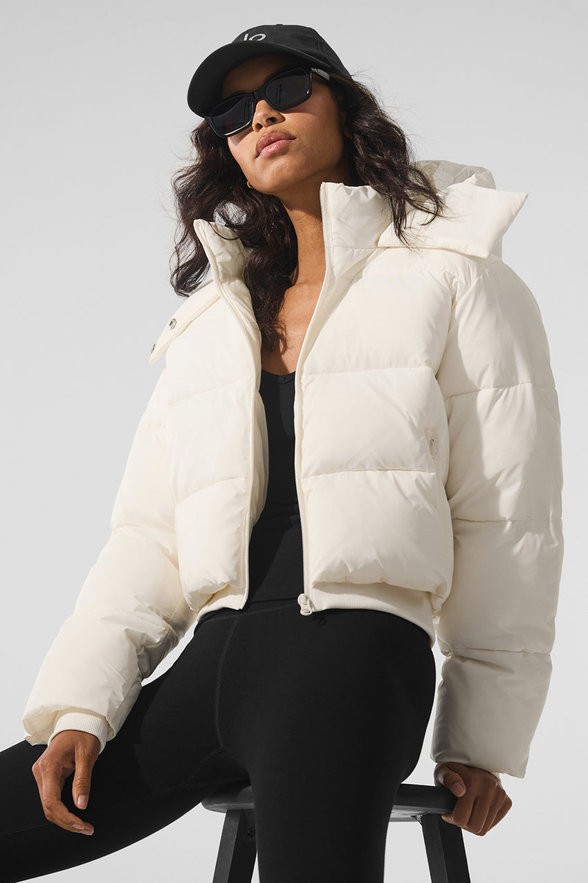 Foxy Puffer Jacket - Black