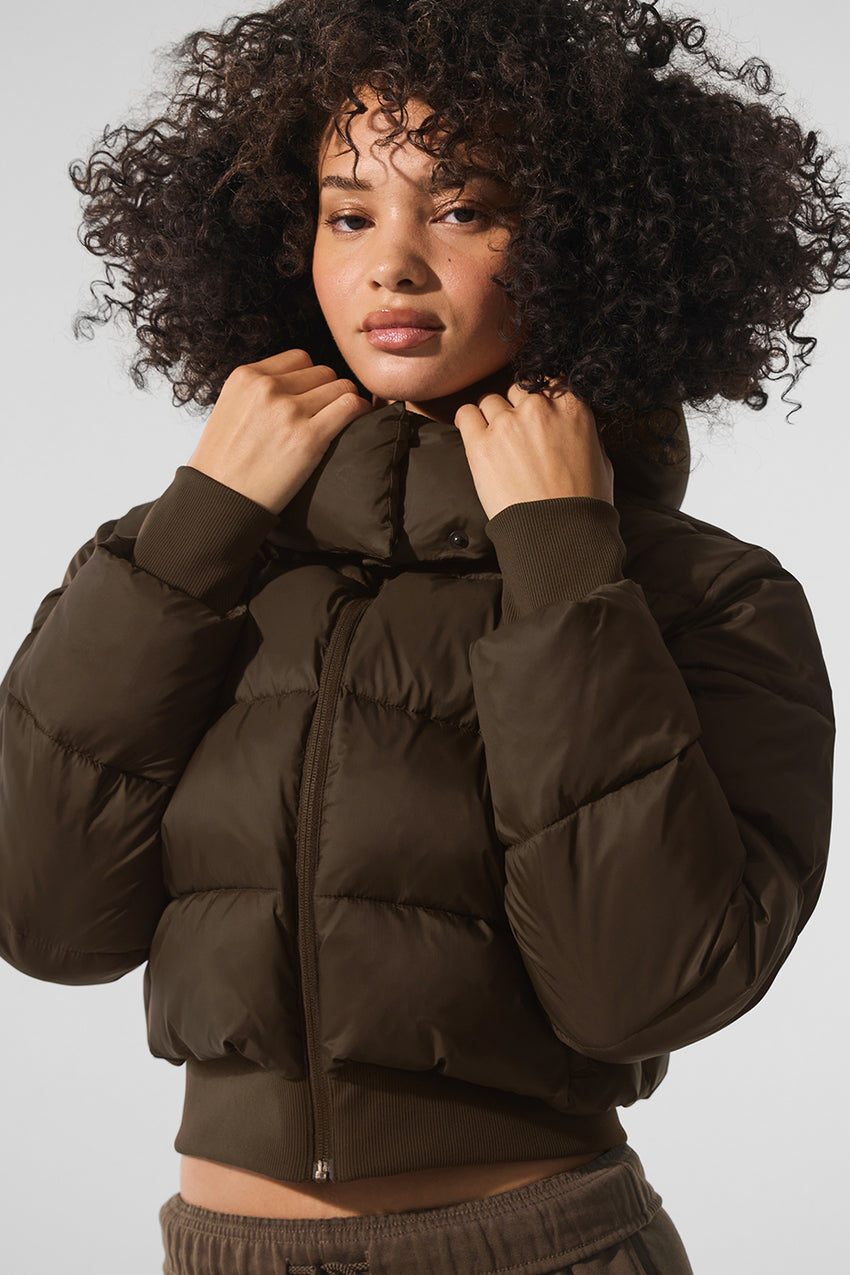 Foxy Puffer Jacket - Black