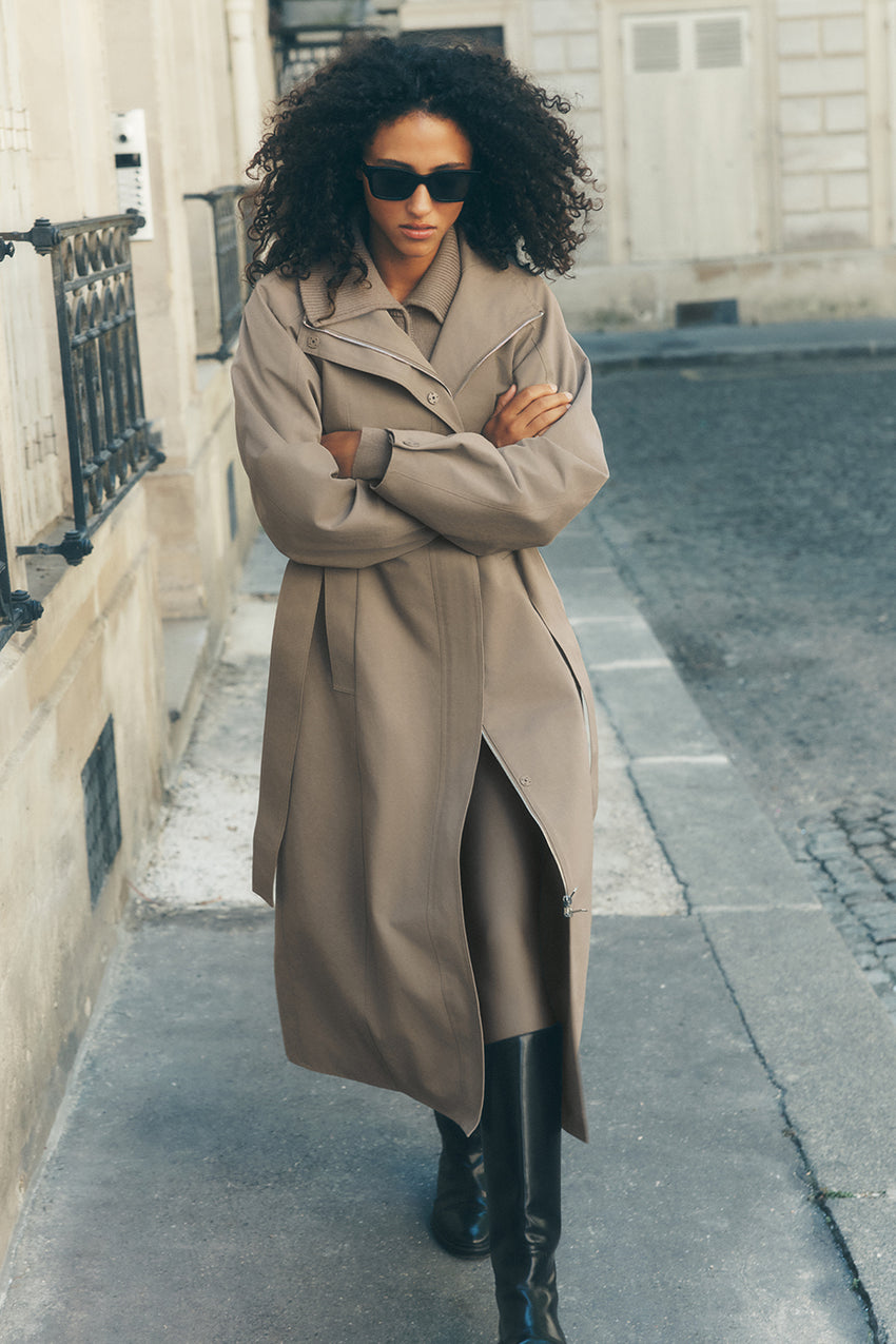 Journey Trench Coat - Black