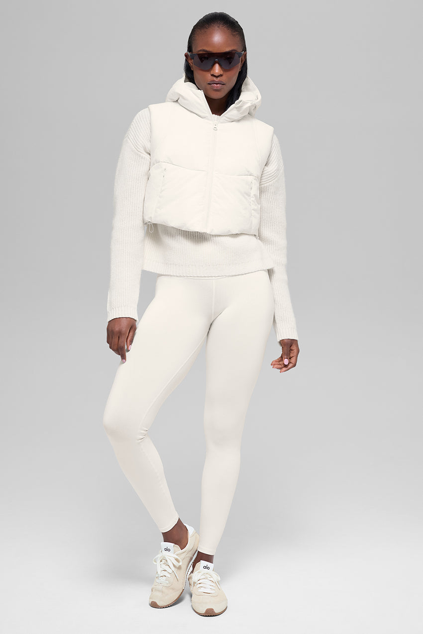 Fast Lane Puffer Vest - Black