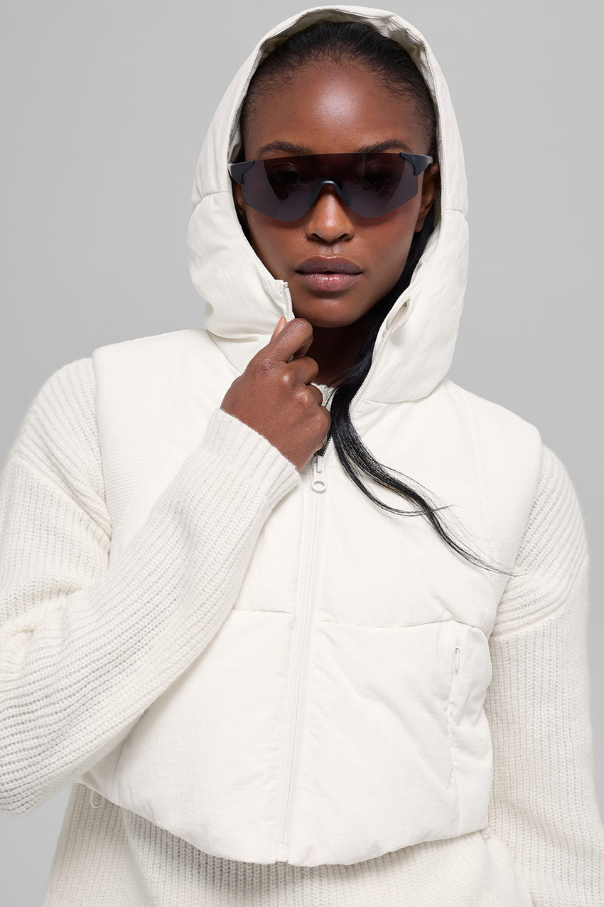 Fast Lane Puffer Vest - Black