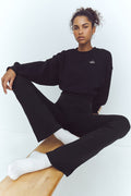 Airbrush High-Waist 7/8 Bootcut Legging - Black