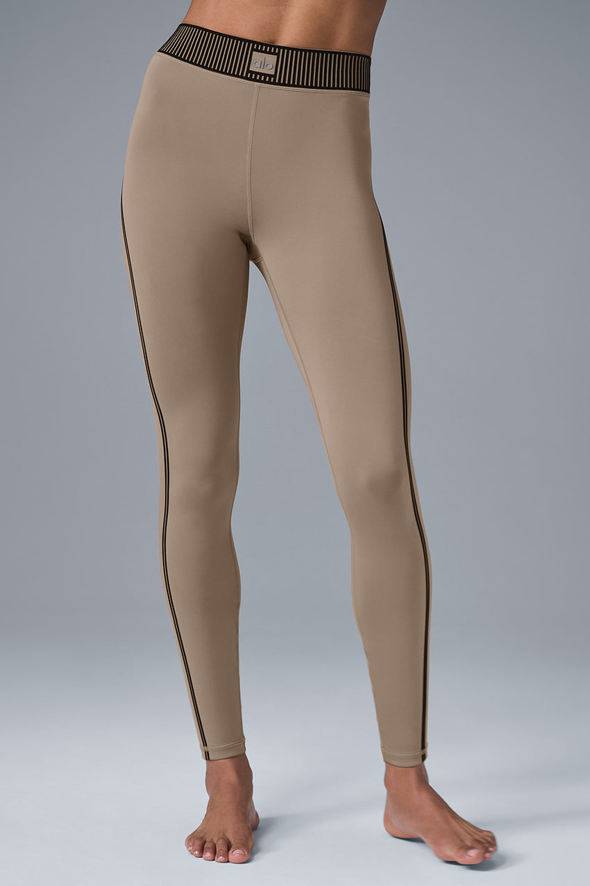 Airlift High-Waist 7/8 Line Up Legging - Black