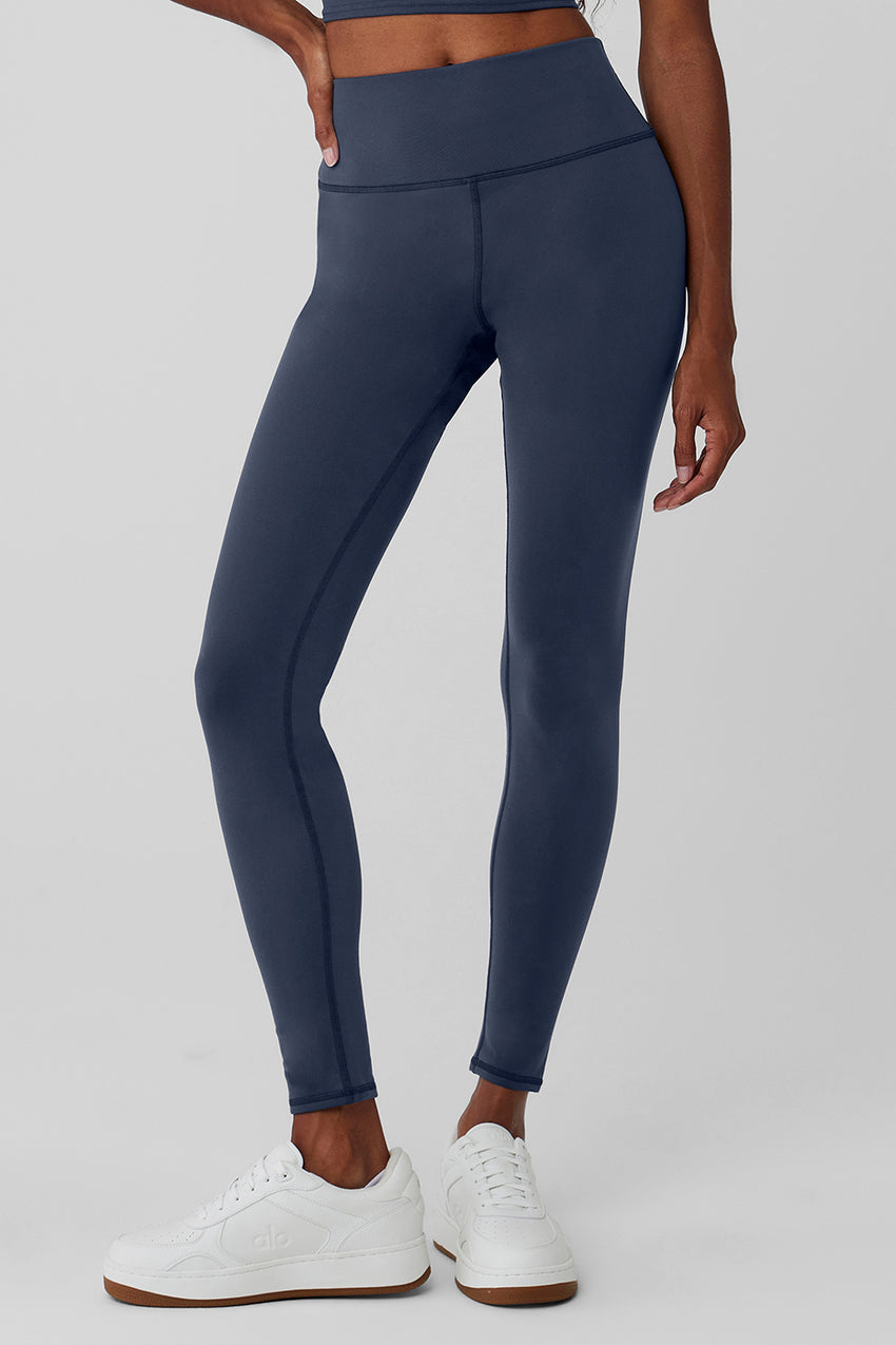 Airbrush Winter Warm High-Waist Nocturne Legging - Black