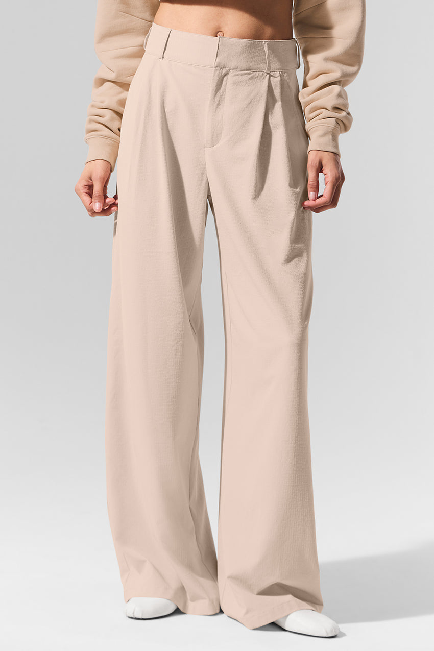 High-Waist Dreamscape Trouser (Long) - Black