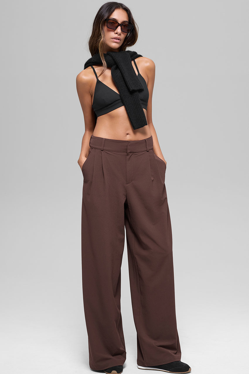 High-Waist Dreamscape Trouser (Long) - Black