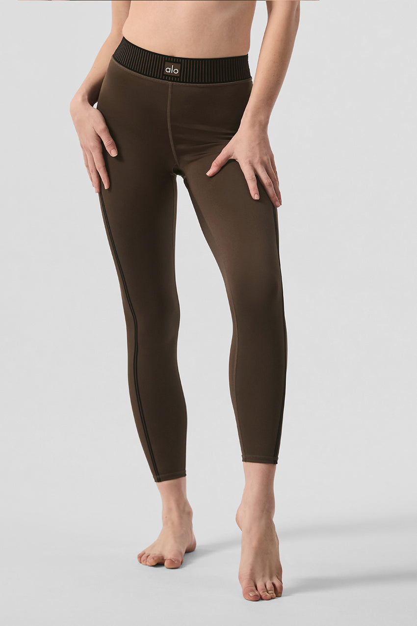 Airlift High-Waist 7/8 Line Up Legging - Black