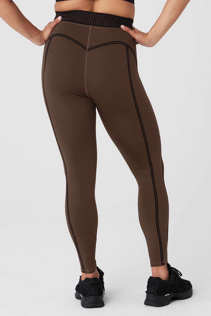 Airlift High-Waist 7/8 Line Up Legging - Black