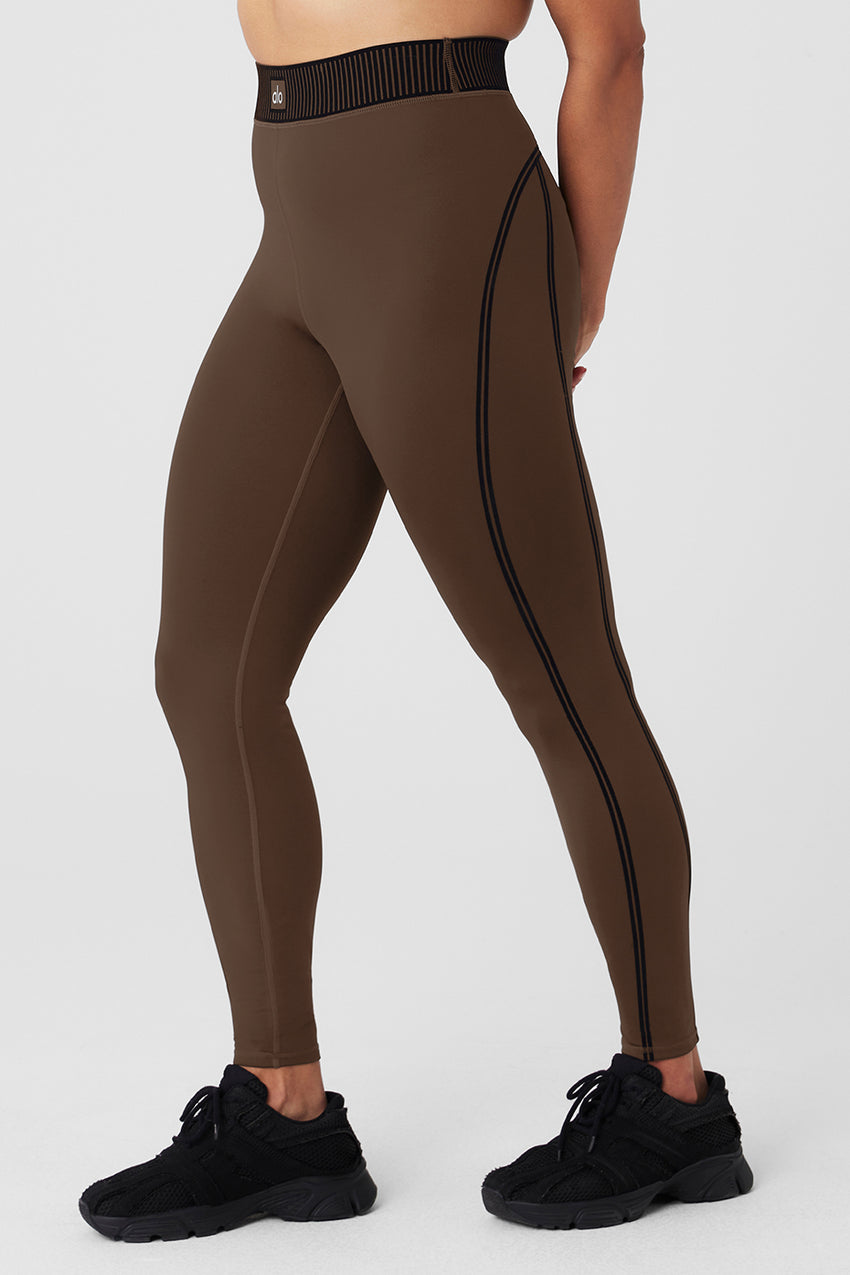 Airlift High-Waist 7/8 Line Up Legging - Black