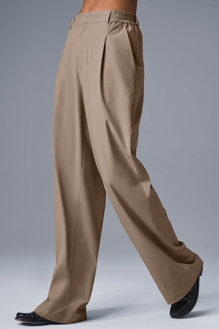 High-Waist Pursuit Trouser (Long) - Black