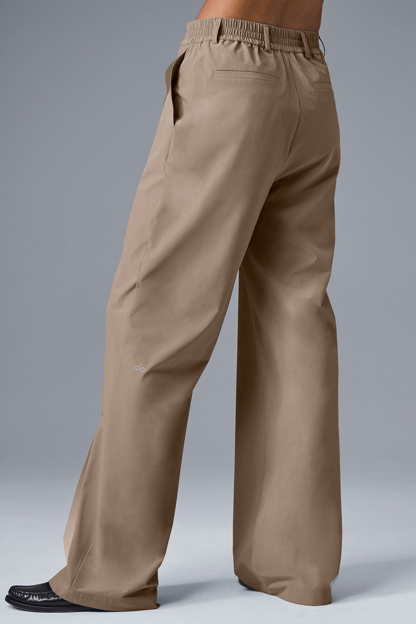High-Waist Pursuit Trouser (Long) - Black