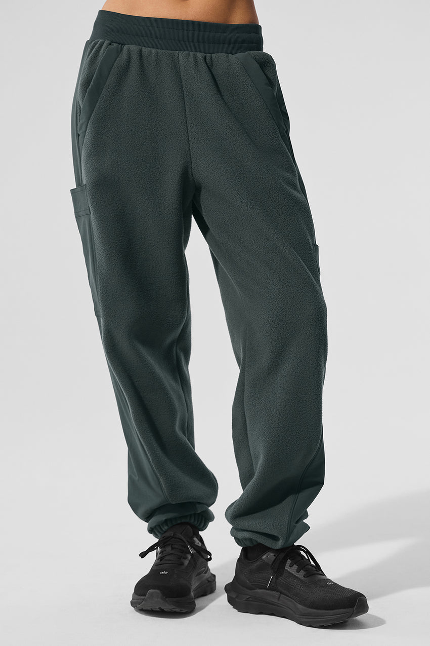Polar Fleece Wintry Mix Pant - Black