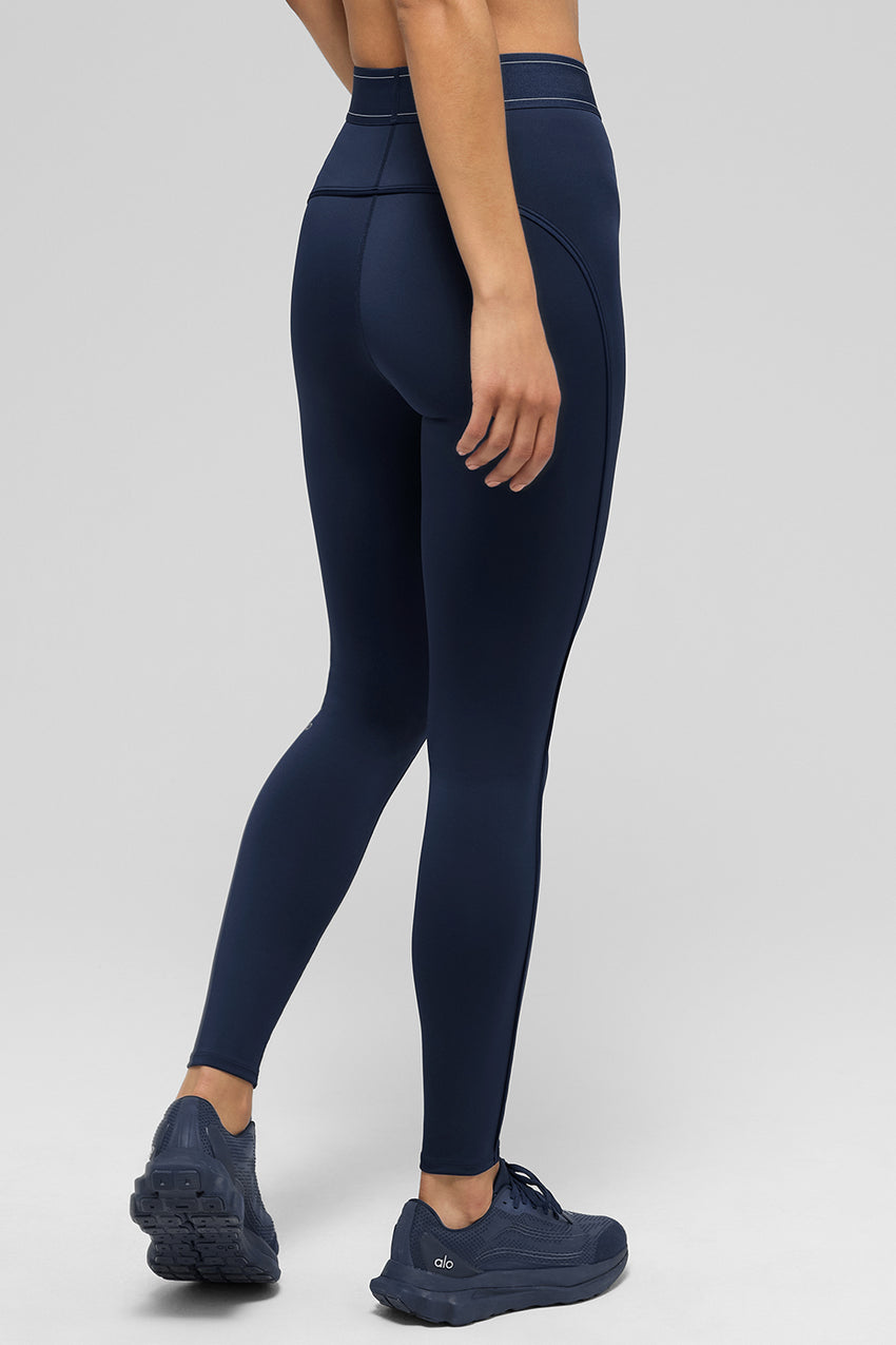 Airlift High-Waist Suit Up Legging - Black/White