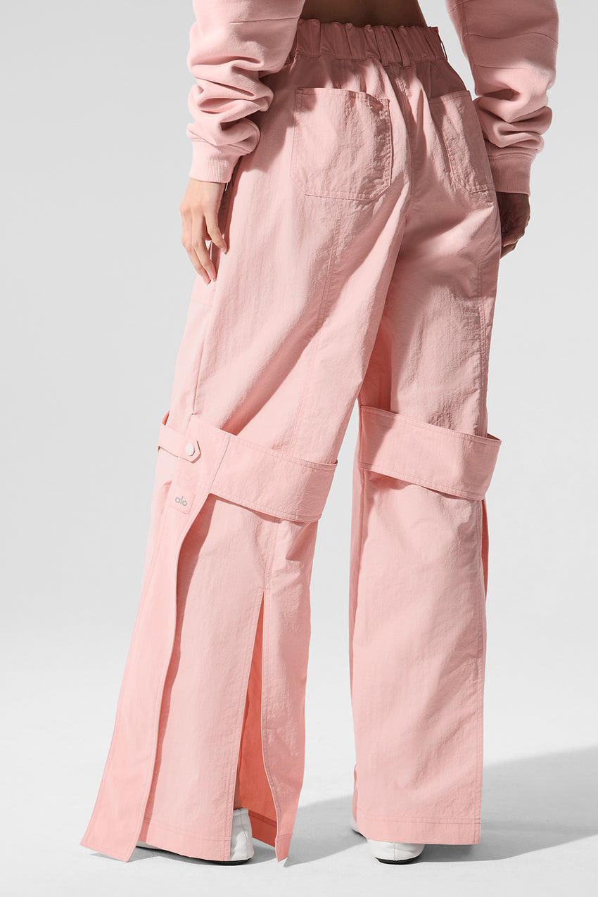High-Waist Voyager Trouser - Pink Quartz