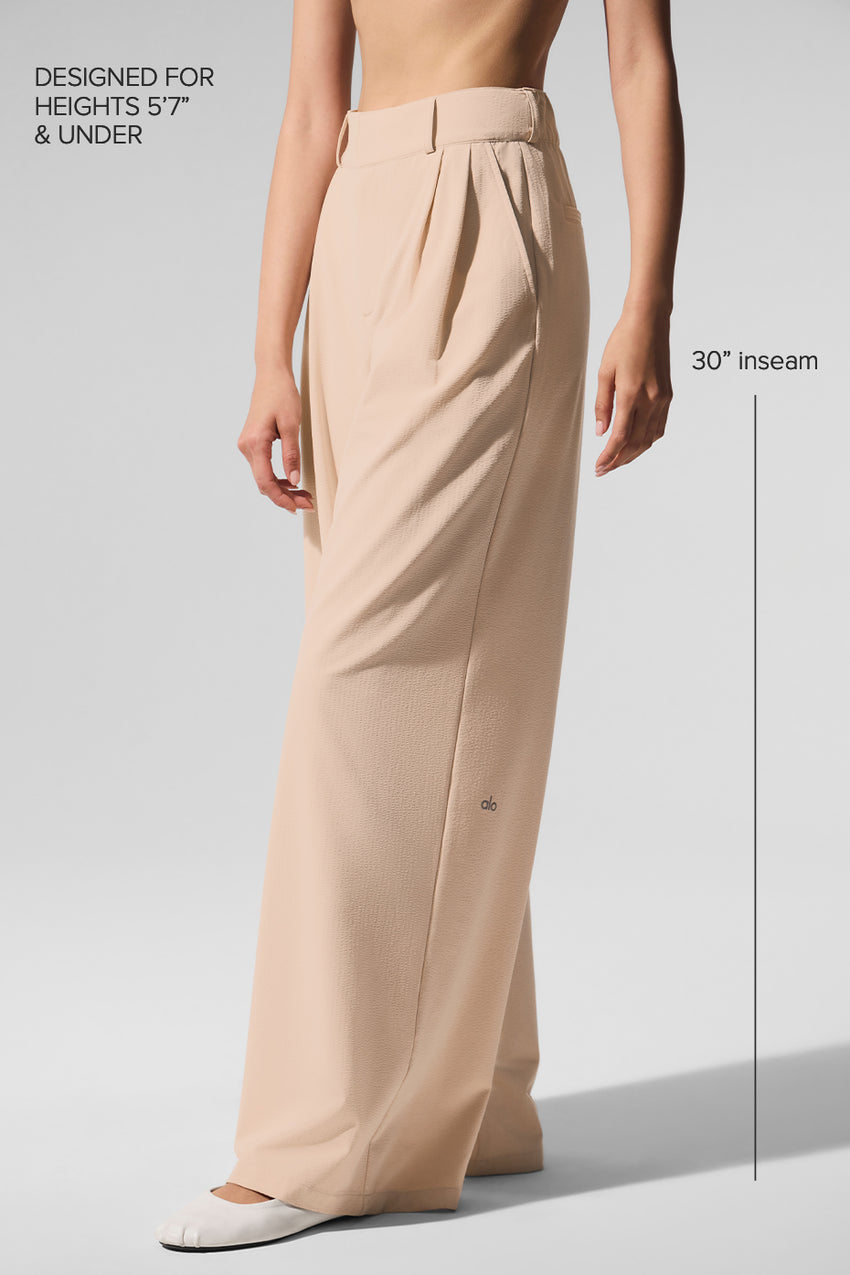 High-Waist Dreamscape Trouser (Regular) - Black
