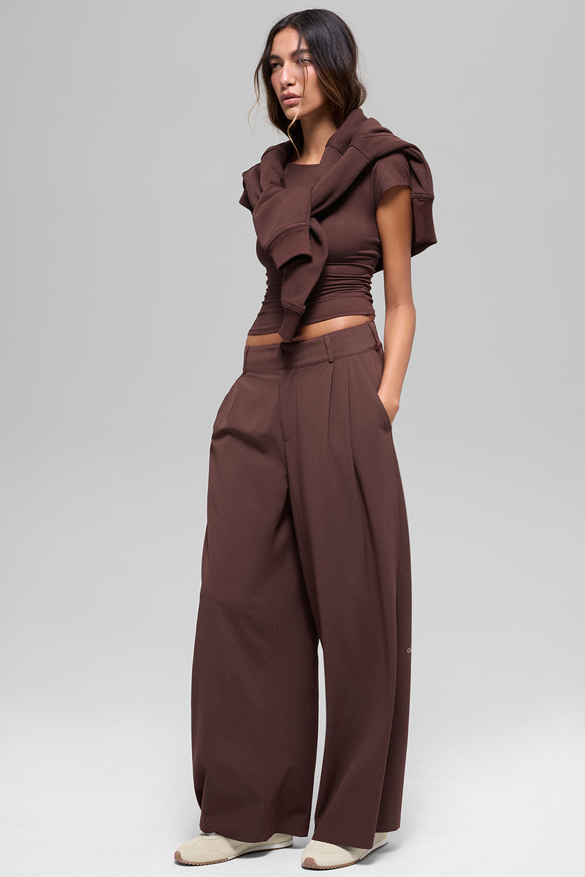 High-Waist Dreamscape Trouser (Regular) - Black