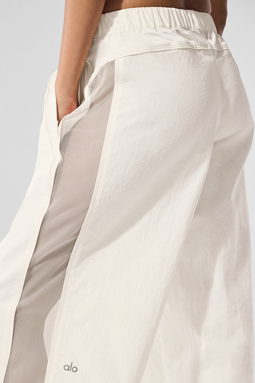 High-Waist Origin Wide Leg Track Pant - Black