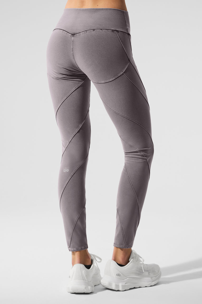 Washed Alosoft High-Waist Sunray Legging - Grey Sky Wash