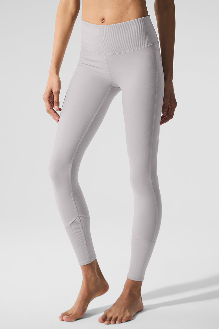 High-Waist Alosoft Lounge Legging - Black