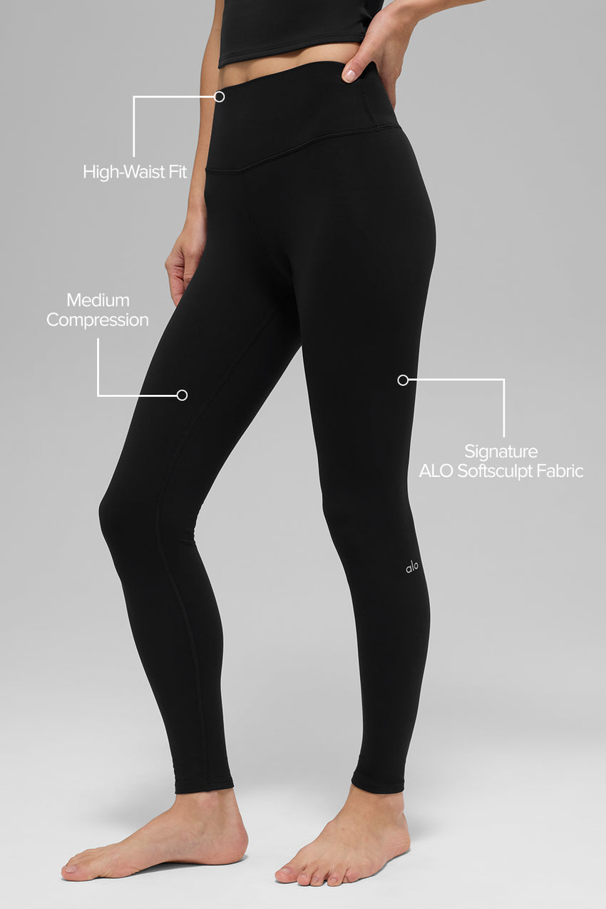 ALO Softsculpt High-Waist Legging - Black