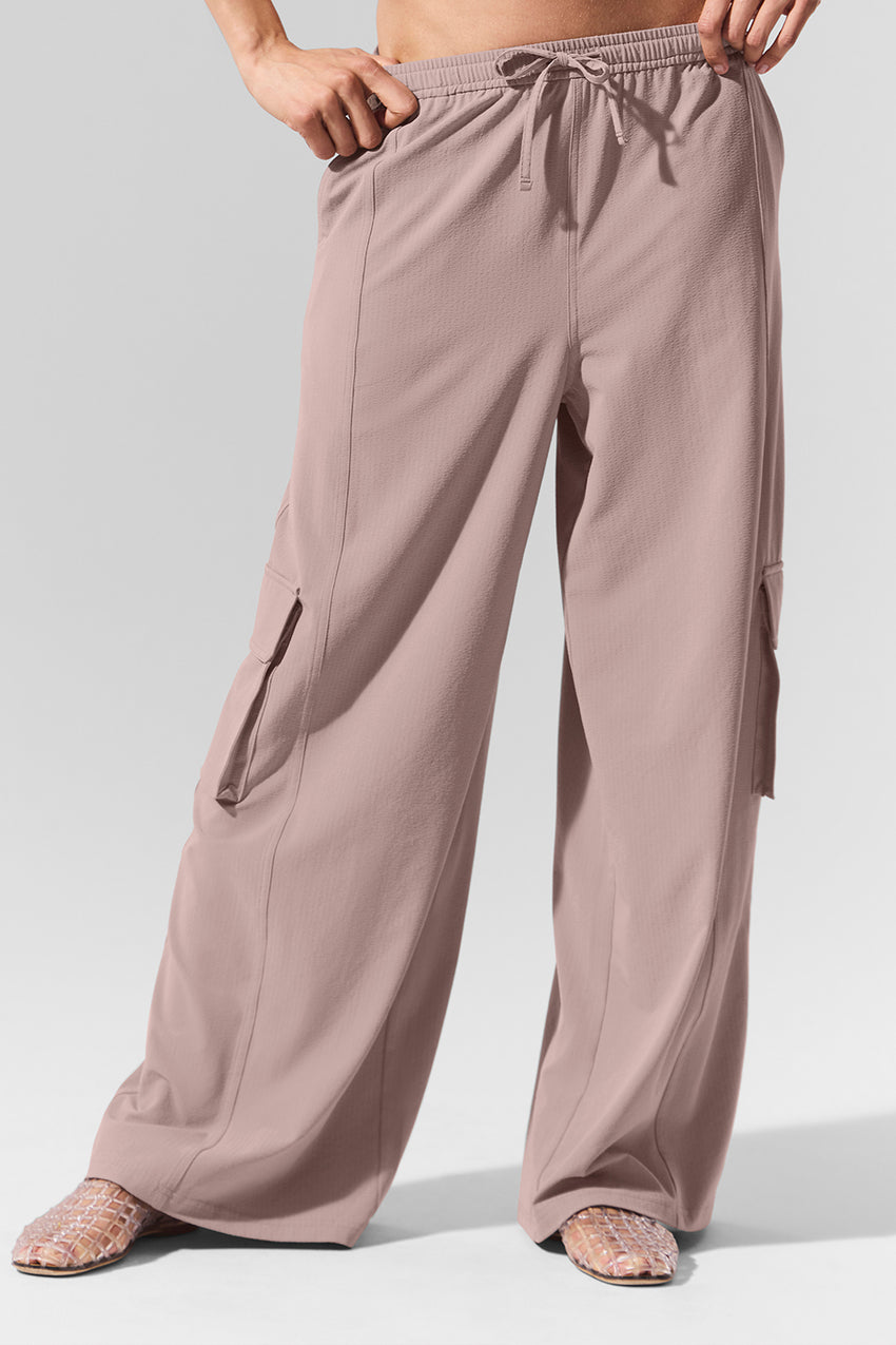 Dreamscape Cargo Wide Leg Pant - Black