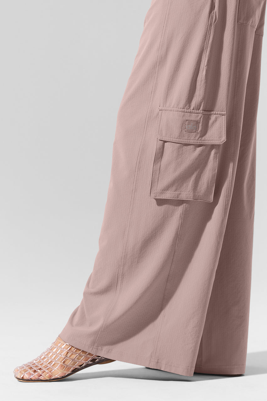 Dreamscape Cargo Wide Leg Pant - Black