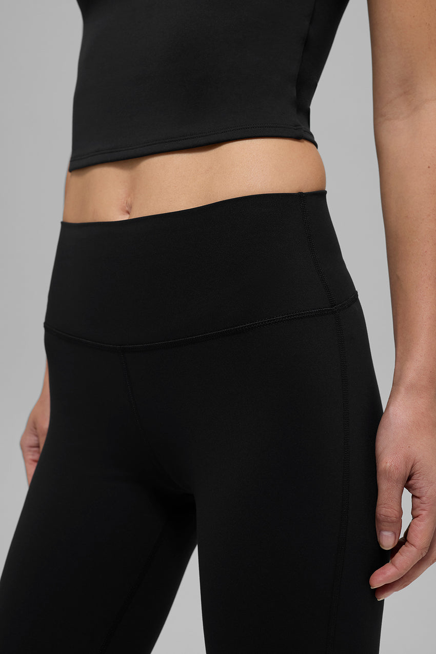 ALO Softsculpt High-Waist 7/8 Bootcut Legging - Black