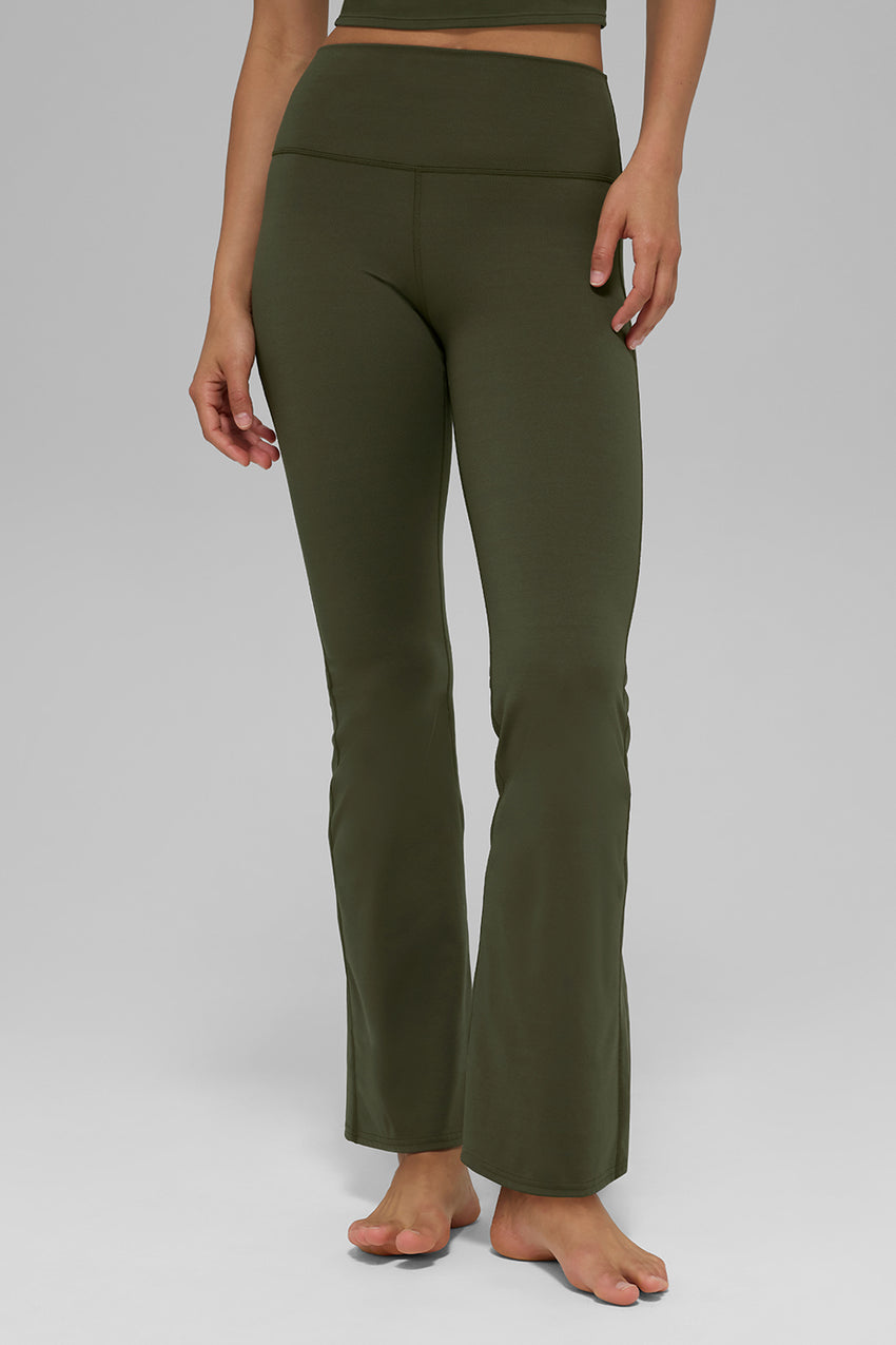 ALO Softsculpt High-Waist 7/8 Bootcut Legging - Black