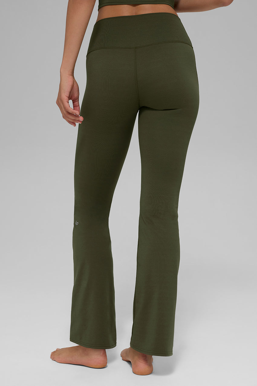 ALO Softsculpt High-Waist 7/8 Bootcut Legging - Black