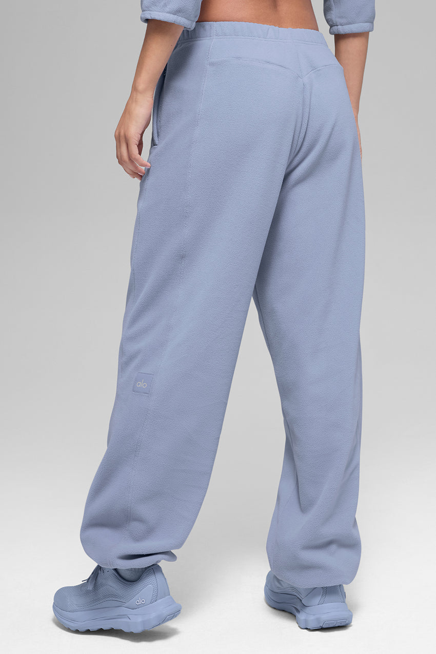 Polar Fleece High-Waist Retreat Jogger - Black