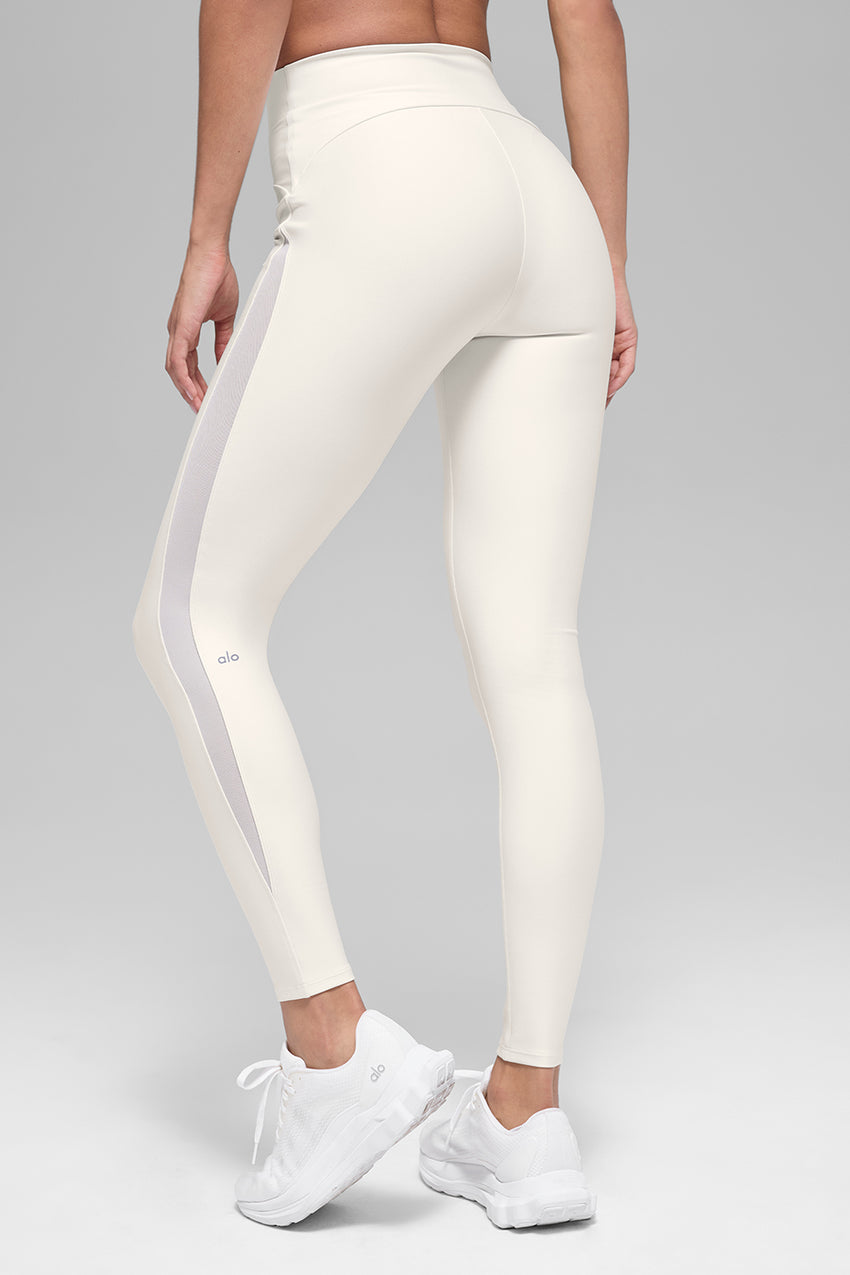 Airlift High-Waist Mesh Infatuation Legging - Black