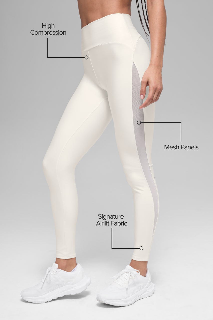 Airlift High-Waist Mesh Infatuation Legging - Black