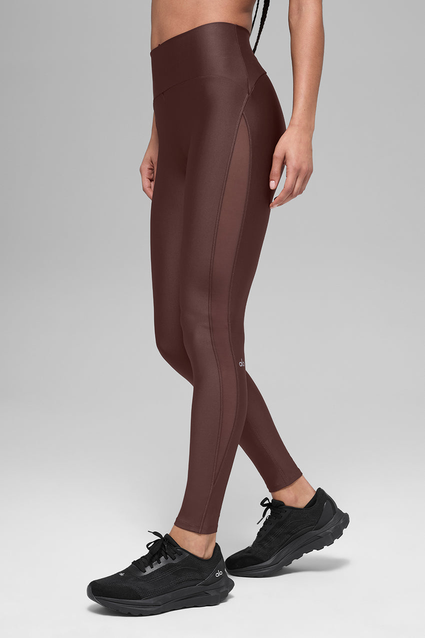 Airlift High-Waist Mesh Infatuation Legging - Black