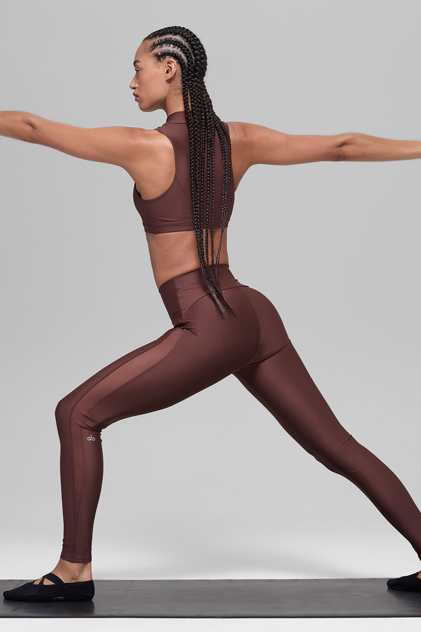 Airlift High-Waist Mesh Infatuation Legging - Black
