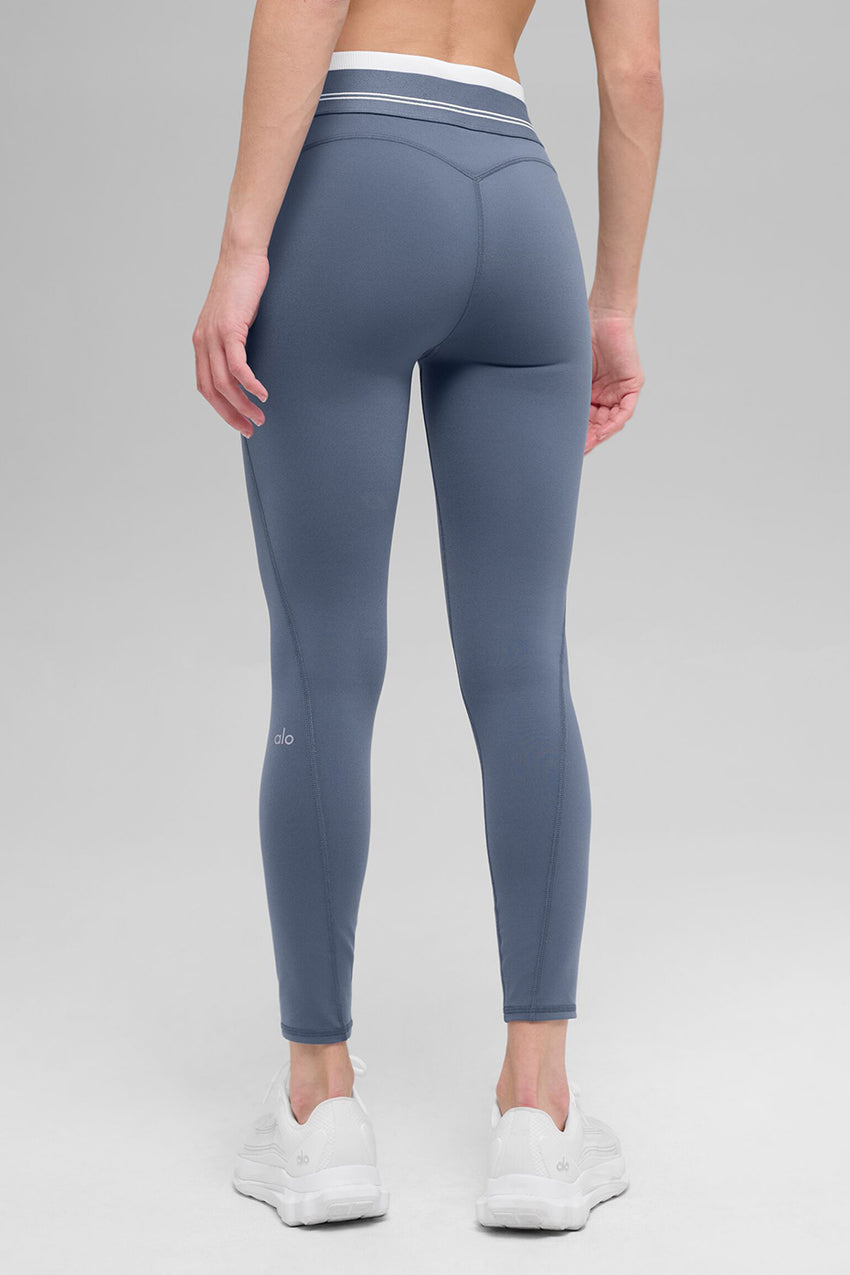 Airbrush High-Waist 7/8 Better Together Legging - Black/White