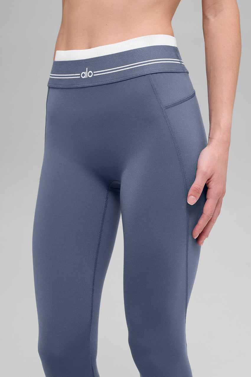Airbrush High-Waist 7/8 Better Together Legging - Black/White