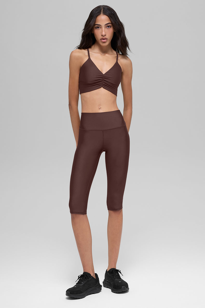 16'' High-Waist Airlift Capri - Black