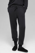 Cashmere High-Waist New Class Jogger - Black