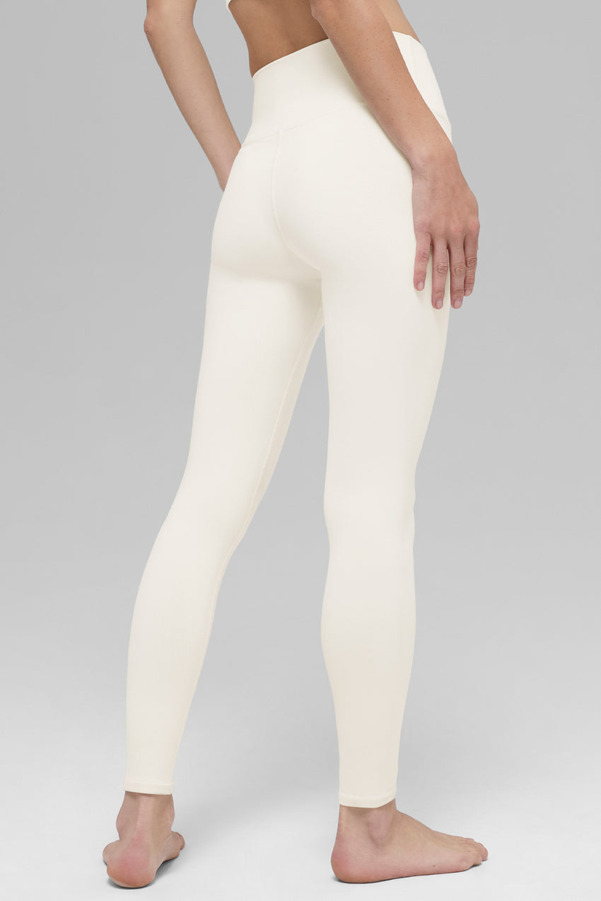 High-Waist Airbrush Legging - Black