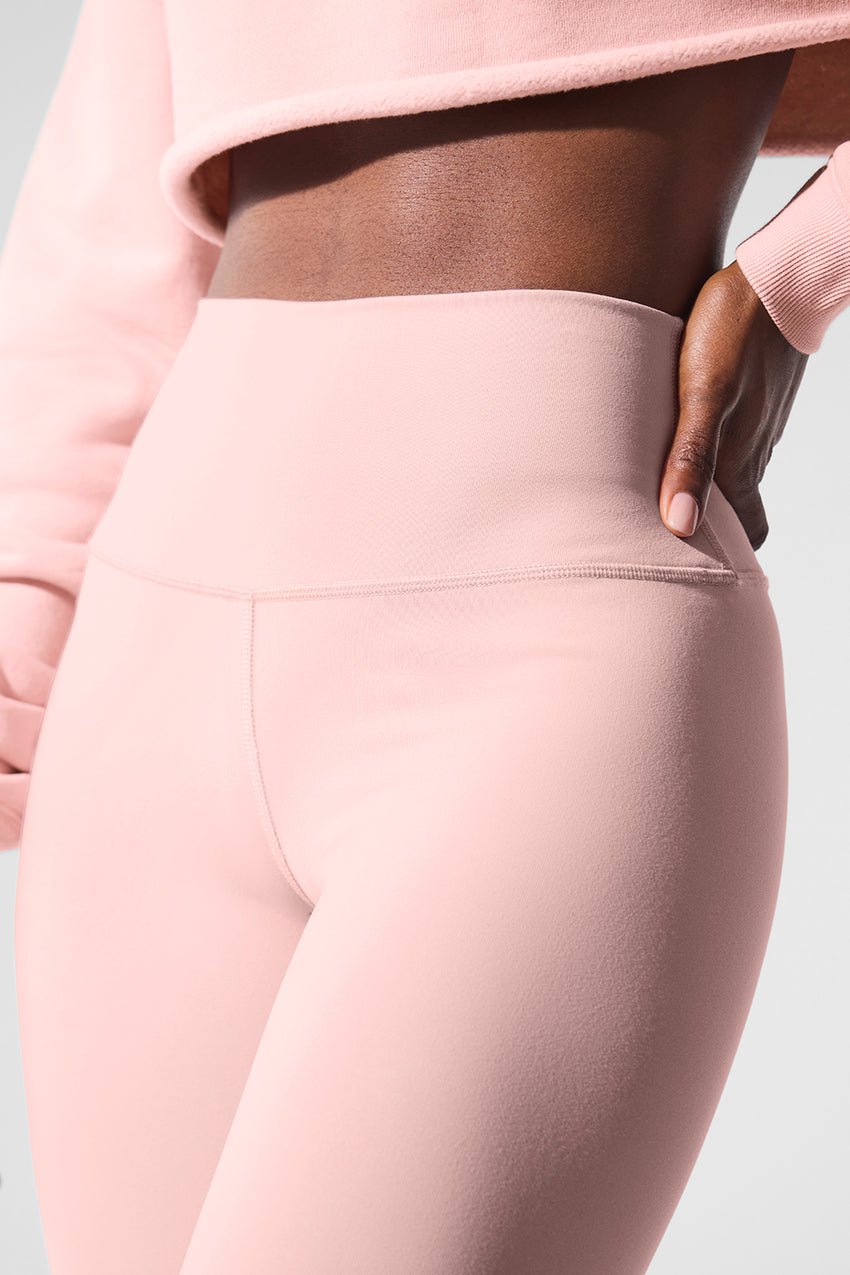 High-Waist Airbrush Legging - Black