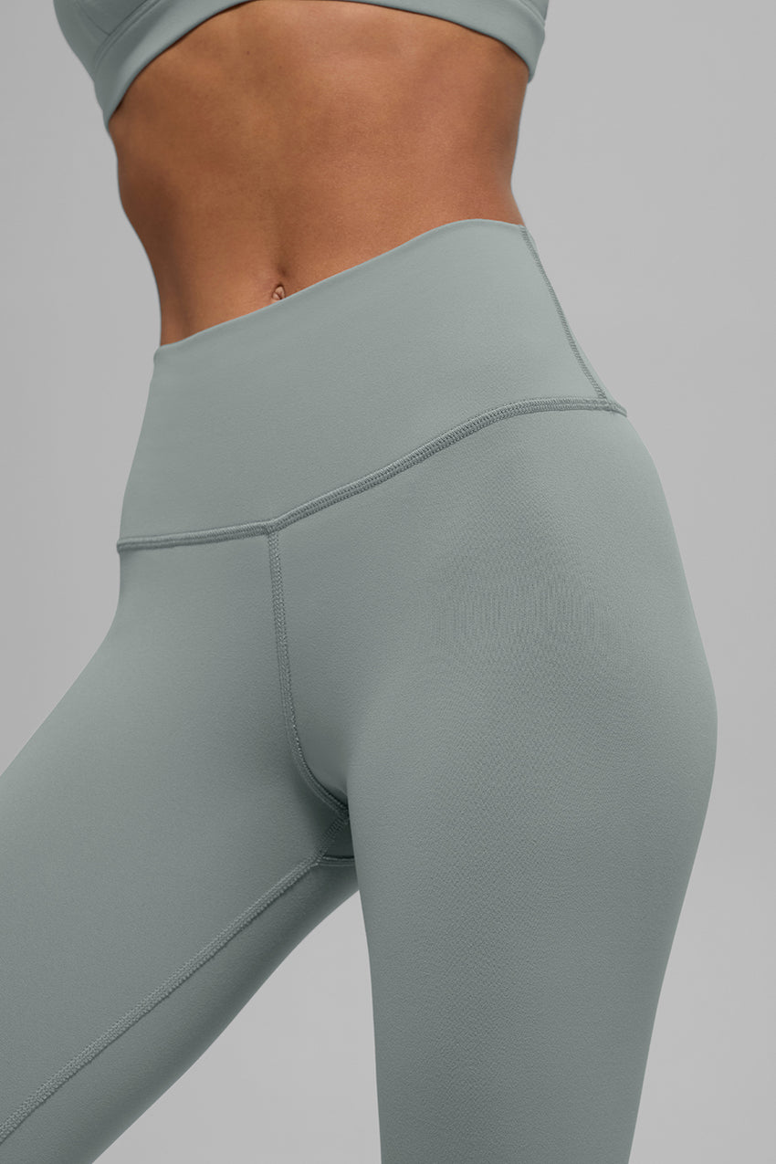 High-Waist Airbrush Legging - Black
