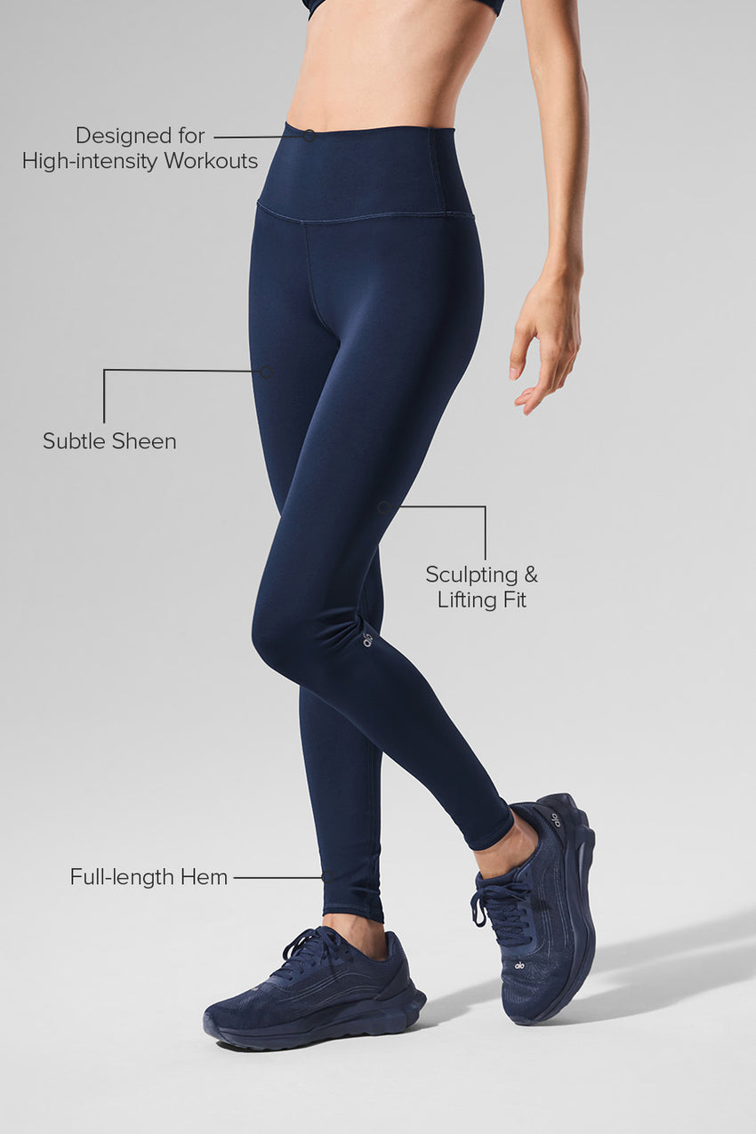 High-Waist Airlift Legging - Black
